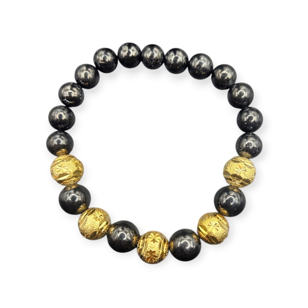 Shungite Bead Bracelet